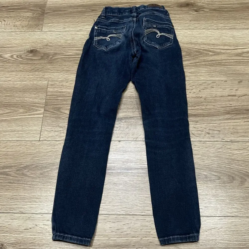 Justice Premium Jeans Girls Jegging Size 8s Simply Low Dark Wash